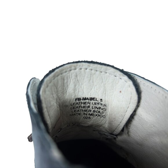 Freebird by Steven Mabel Black Leather Ankle Booties Womens Size 5 NEW - Picture 8 of 8